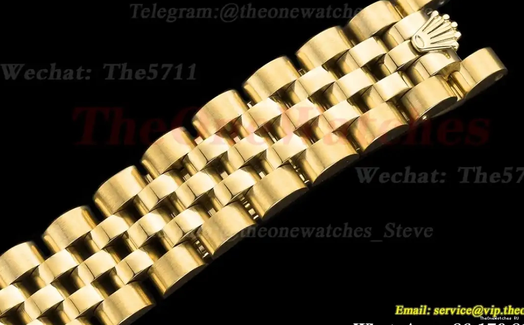 28mm YG Datejust Dia Silver MY8215 GDF Jub YG 0427